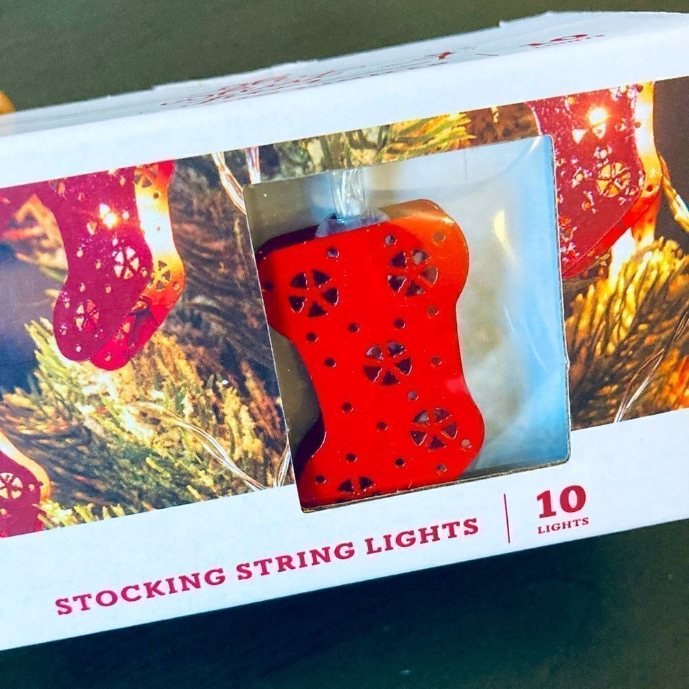 Christmas Stocking String Lights Decor